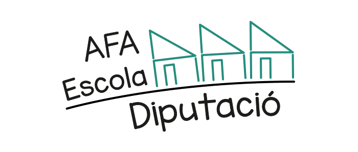 Logotips AFA Escola Diputació